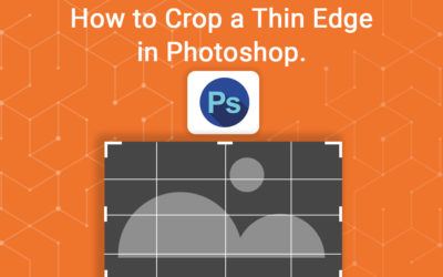 How to Crop a Thin Edge in Photoshop